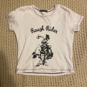 brandy melville rough rider top